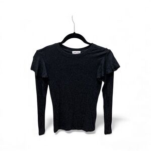 Goldie Charcoal Knit Top